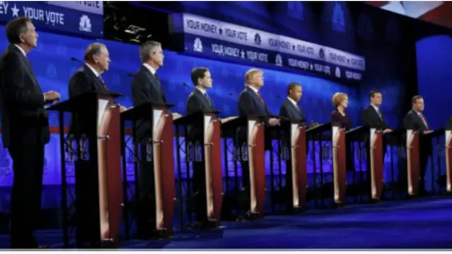 Fox-Business kanalının keçirdiyi debatın başqa mövzuları xarici siyasət, minimum əmək haqqının qaldırılması olub