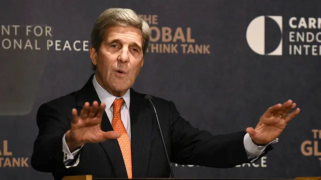 يجتمع كيري مع أكثر من عشرة من وزراء الخارجية في فيينا لبحث الأزمة السورية