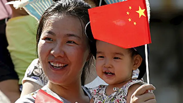 Una madre con su bebé