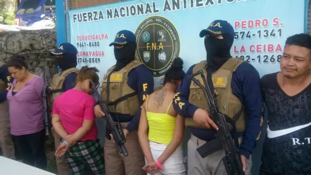 Niñas reclutadas por maras en Honduras