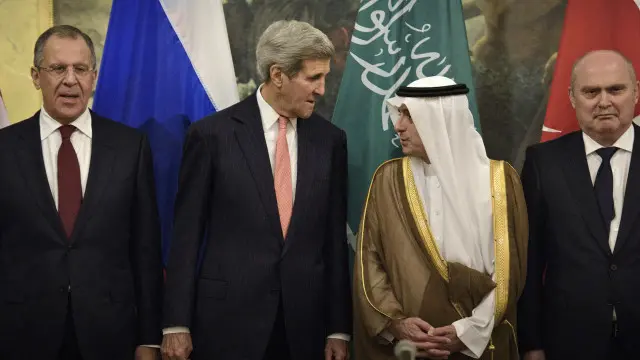 امریکی صدر نےسعودی بادشاہ شاہ سلمان کو فون کرکے انھیں شام مذاکرات میں شمولیت پر رضامند کیا