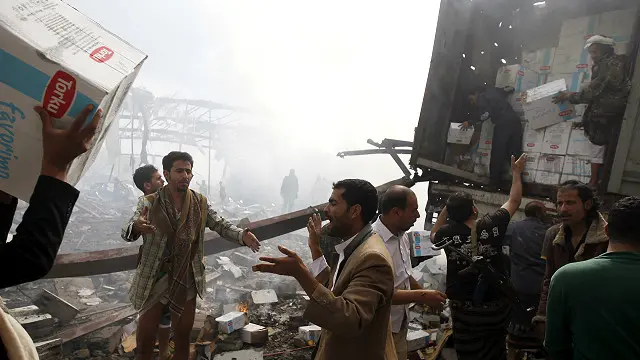 قال برنامج الغذاء العالمي إن ثلث سكان اليمن، أو 7.6 مليون شخص، في حاجة عاجلة للغذاء