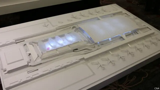 桃園機場第三航站模型