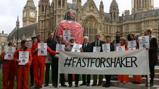 شاکر کے لیے انسانی حقوق کے علمبرداروں نے آواز اٹھائی