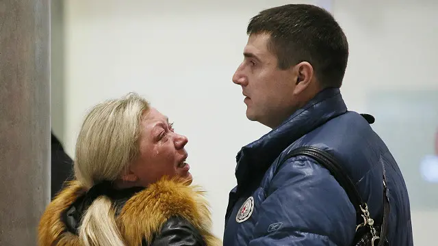 السلطات الروسية فتحت مركزا في مطار بطرسبرغ لمساعدة عائلات الضحايا