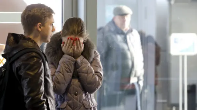 Встречающие в аэропорту "Пулково"