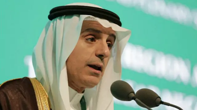 سعودی وزیرِ خارجہ عادل الجبیر کا کہنا تھا کہ اگر ایران نے اپنے طور طریقے نہ بدلے تو عرب اقوام اس کا مقابلہ کریں گی