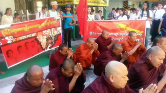 ဆူးလေမှာ နိုင်ငံရေး အကျဉ်းသား တွေလွှတ်ဖို့ ဆုတောင်း