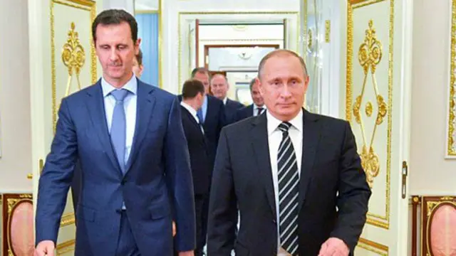 روسیه اخیرا حمایت نظامی اش را از بشار اسد افزایش داده است