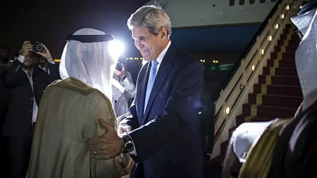 جان کری، وزیر امور خارجه آمریکا با مقامات عربستان سعودی دیدار کرد