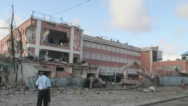 ہوٹل صحافی میں صومالیہ کی حکومت کے اہلکار کی آمدورفت رہا کرتی ہے