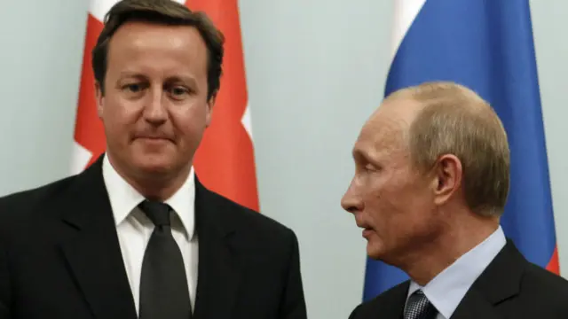 Дэвид Кэмерон и Владимир Путин