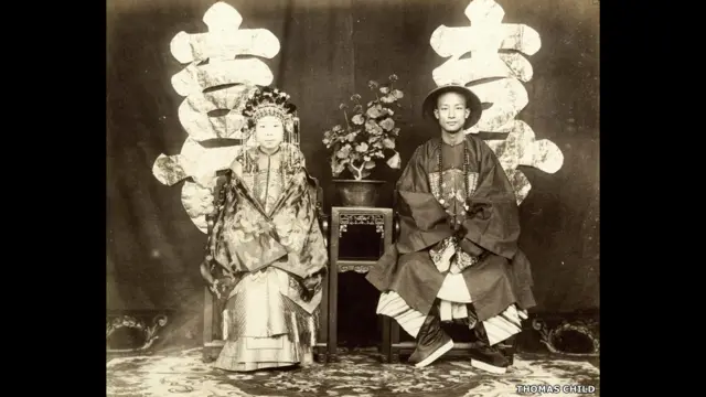 ٹامس چائلڈ کی نمبر 182، ’دولھا دلھن‘، 1870 کی دہائی