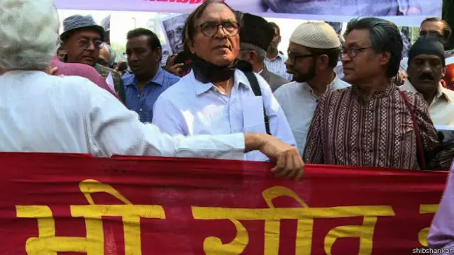 लेखकों का विरोध प्रदर्शन