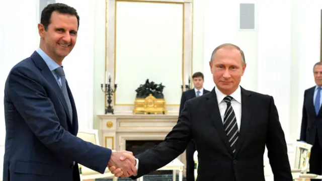 Ông Putin nhất mực ủng hộ tổng thống Assad ở Syria