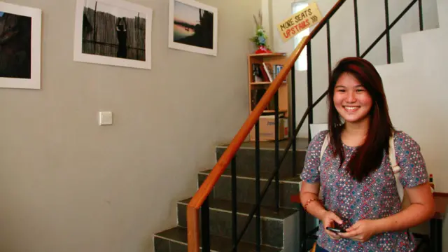 来自新加坡的华人林佳颖