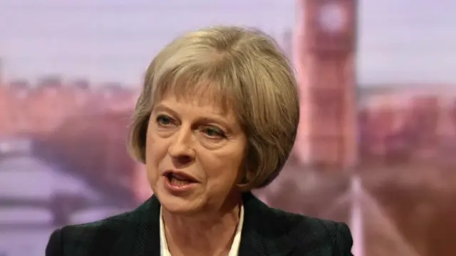 Bộ trưởng Nội vụ Theresa May