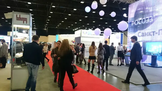 圣彼得堡俄罗斯工业展会现场（摄影：子川）