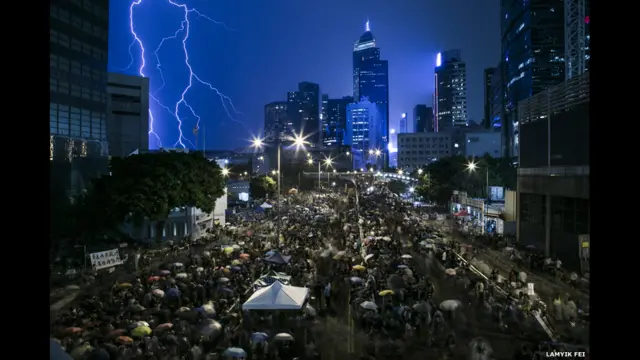 حركة المظلة - هونغ كونغ. لام يك في