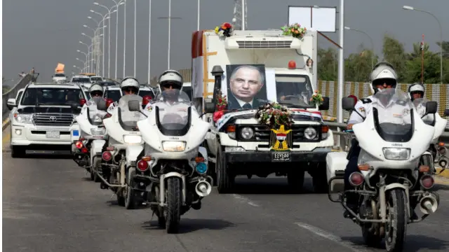 تشییع جنازه چلبی در بغداد