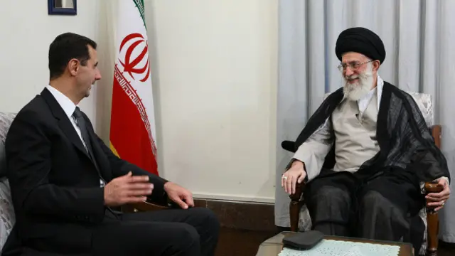 آیت الله خامنه ای و بشار اسد