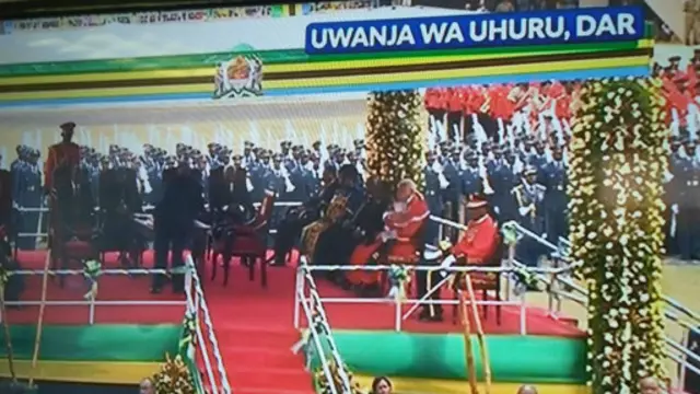 ibirori vyo kurahiza umukuru w'igihugu mushasha wa Tanzania