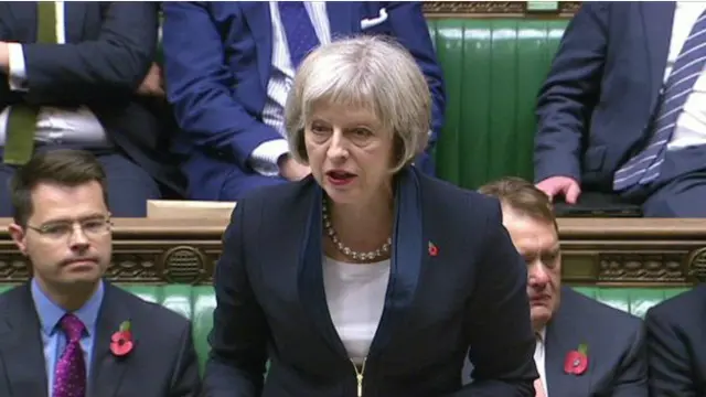 Тереза Мэй в парламенте