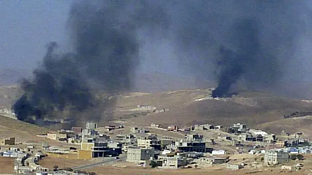 كانت البلدة مسرحا لمعارك ضارية العام الماضي (أرشيف)