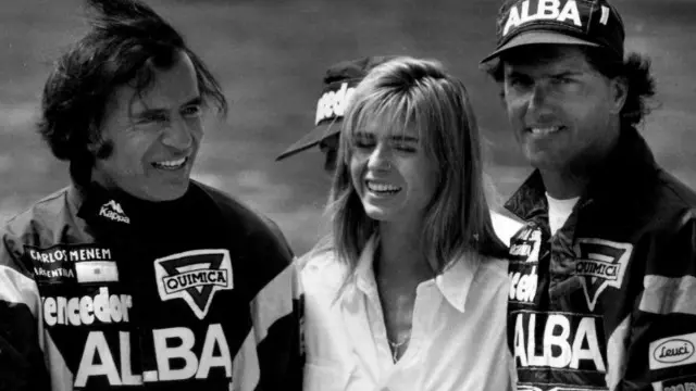 Carlos Menem con Daniel Scioli en los 90