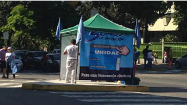 Otra caseta del MIN-Unidad en Caracas.