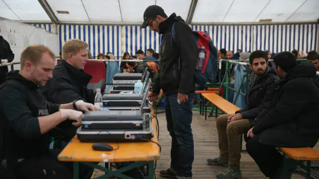 в центре обработки заявлений в Пассау