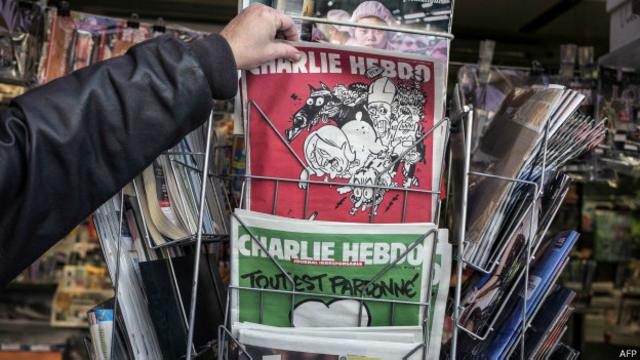  "Cavanna me dijo que entre bambalinas Charlie Hebdo se estaba refundando en función de la mezquindad y la codicia de algunos inversores", dice Roberts.