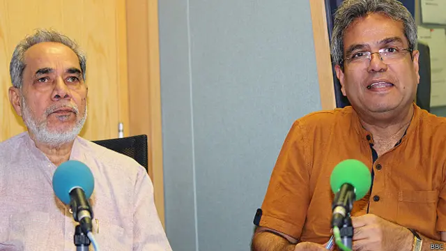 राम बहादुर राय और रेहान फ़ज़ल