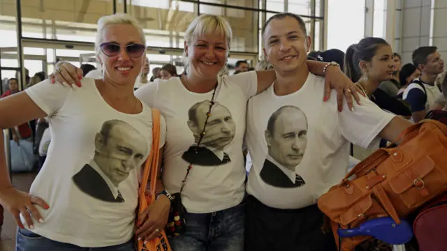 Российские туристы в Египте