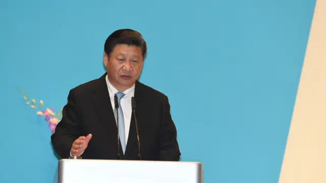 中国国家主席习近平周六（7日）上午在新加坡国立大学发表演讲