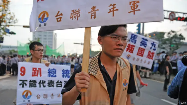 protest in taiwan