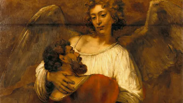 Rembrandt, Jacob lucha con el ángel