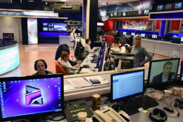 Журналисты телеканала "Рустави-2"