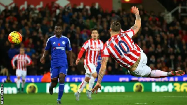 Gol tunggal Marko Arnautovic menjungkalkan the Blues—julukan Chelsea—ke peringkat 16 alias dua tingkat di atas zona degradasi. 