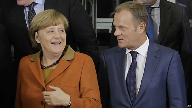 Ангела Меркель, Дональд Туск