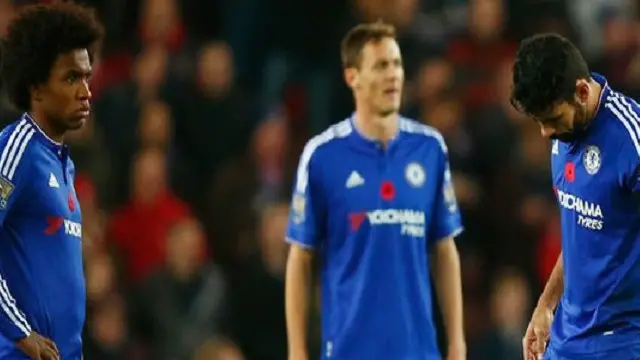 المرة الأخيرة التي خسر فيها تشيلسي سبع مباريات في المنافسات الـ12 الأولى من الدوري كانت في موسم 1978-1979 والذي هبط فيه الفريق للدرجة الأولى