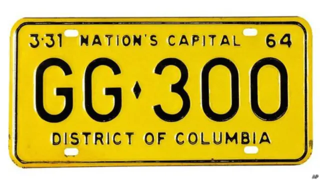 कैनेडी लाइसेंस प्लेट