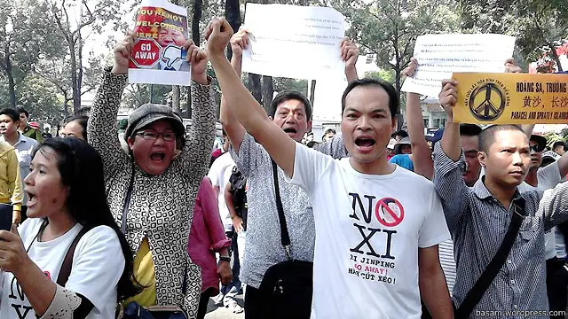 Biểu tình phản đối Tập Cận Bình ở Việt Nam
