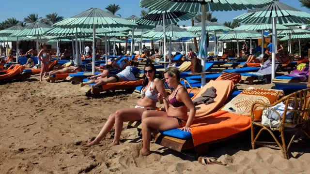 Туристы в Шарм-эль-Шейхе
