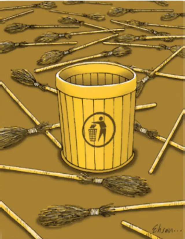 کارتون احسان گنجی، بی قانون