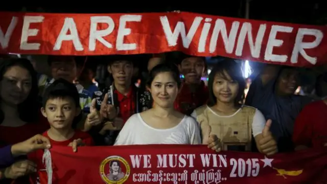 هواداران ان ال دی تصور می کنند به چند دهه حاکمیت نظامیان پایان خواهند داد