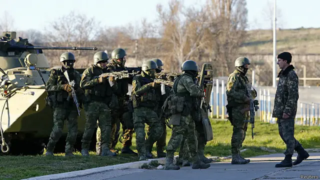 Бельбек, Крым, российские солдаты