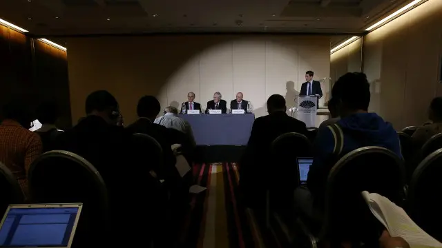 Keterangan pers para pejabat WADA