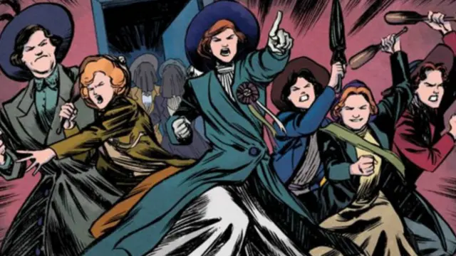 Grupo de mulheres britânicas resolveu lutar pelo direito ao voto - e elas aprenderam jiu-jitsu para se defenderem das agressões que sofriam