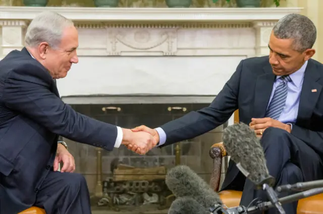Обама и Нетаньяху